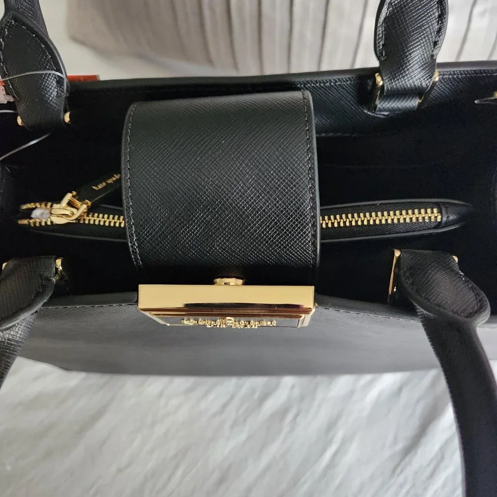Kate Spade Black Reegan Satchel 7pc Set NWT